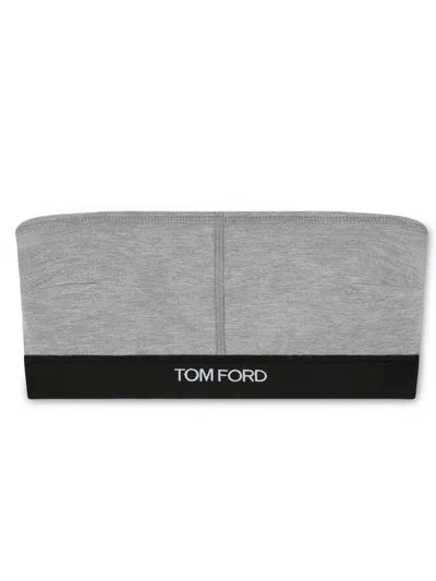 Tom Ford Signature Bandeau Top In Green