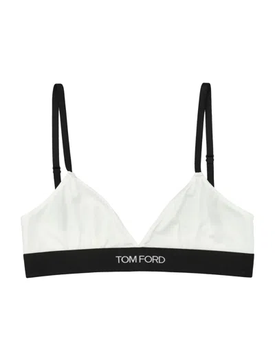 Tom Ford Signature Bra - Refined Minimalism For Everyday Comfort In White