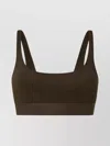 Tom Ford Signature Bralette With Adjustable Straps And Elastic Band In Green