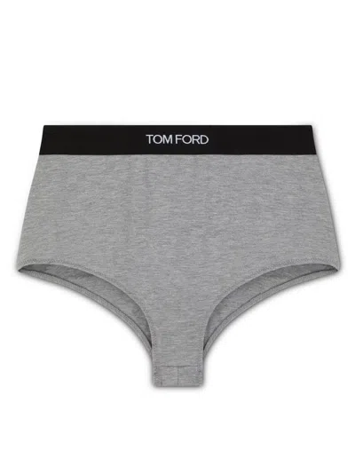 Tom Ford "signature" Briefs In Gray