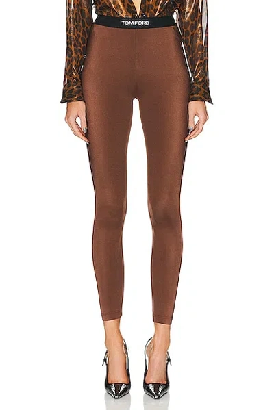 Tom Ford Signature Legging In Pine Brown