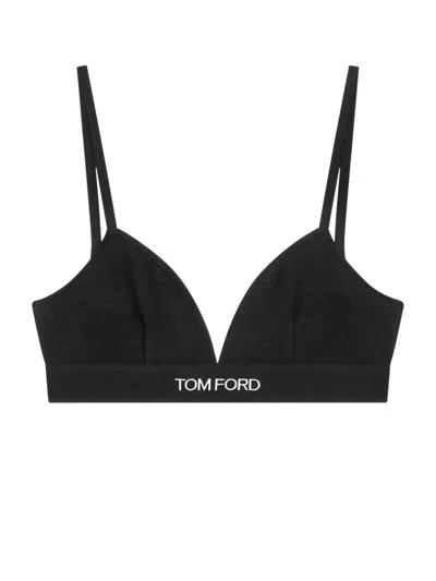 Tom Ford Signature Modal Bra In Black