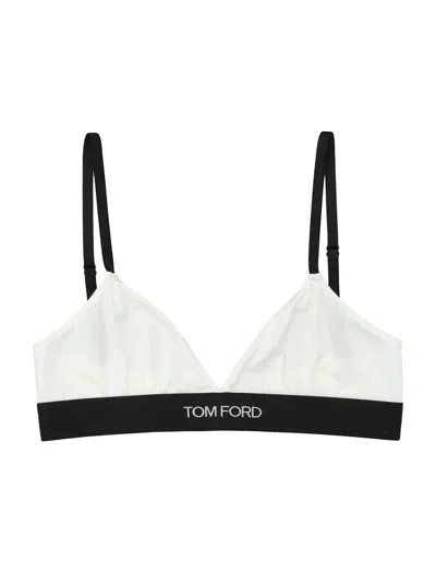 Tom Ford Signature Modal Bra In White