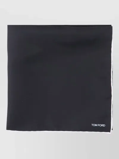 Tom Ford Signature Scarf Contrast Trim Detail Design
