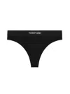 Tom Ford Black Modal Signature Thong In Black