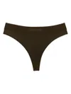 Tom Ford High-cut Leg Signature Thong In Brown