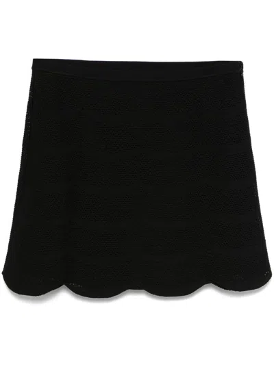 TOM FORD TOM FORD SILK AND COTTON MINI SKIRT