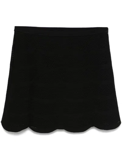 TOM FORD TOM FORD SILK AND COTTON MINI SKIRT