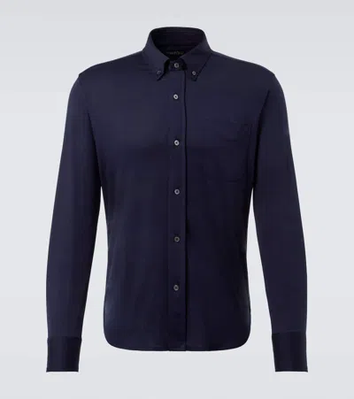 TOM FORD SILK AND COTTON SHIRT