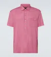 Tom Ford Polo Shirt With Chest Pocket And Collar In Pink