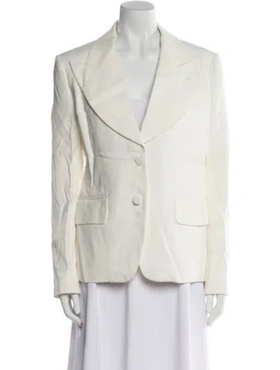 Pre-owned Tom Ford Silk Blazer In Neutral