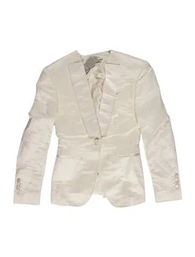 Pre-owned Tom Ford Silk Blazer In Neutral