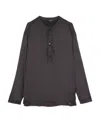 Tom Ford Silk-blend Pajama Shirt In Black