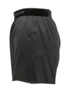 Tom Ford Peach-feel Silk Satin Pj Shorts In Black