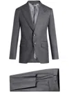 Tom Ford Silk Blend Single Breasted Suit In Grey