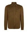 Tom Ford Cotton Corduroy Western Shirt In Brown