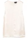 Tom Ford Silk Blouse In Neutrals