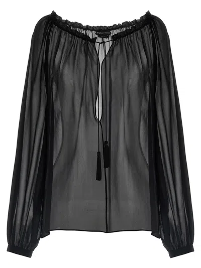 Tom Ford Silk Blouse Shirt And Blouse Black