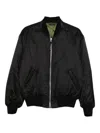 Tom Ford Silk-satin Padded Bomber Jacket In Black