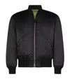 Tom Ford Bomber Jacket With Band Collar And Pockets In Black