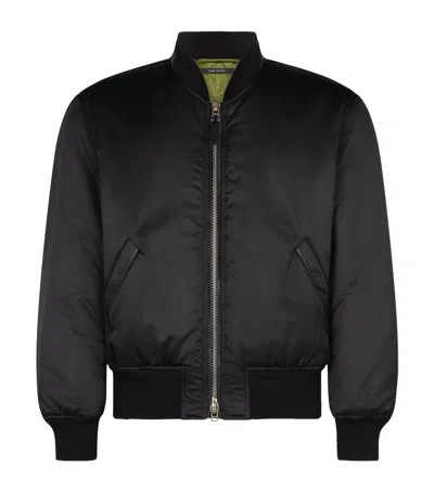 TOM FORD SILK BOMBER JACKET