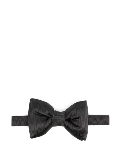 Tom Ford Silk Bow Tie In Black