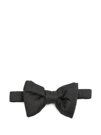 Tom Ford Silk Bow Tie In Black