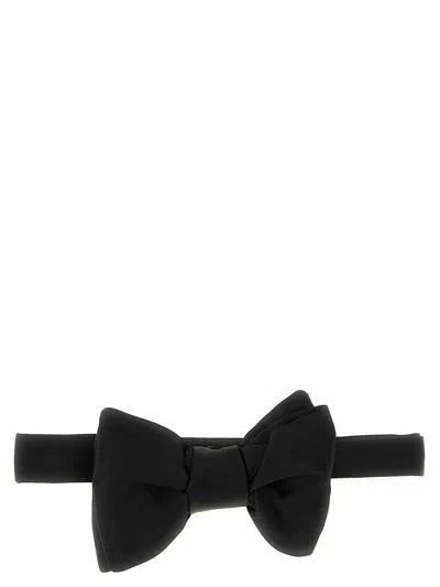 Tom Ford Silk Bow Tie In Black