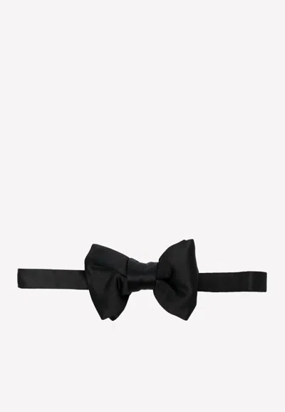 Tom Ford Silk Bow-tie In Black
