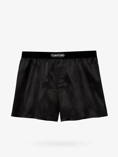 Tom Ford Silk Boxer In Black