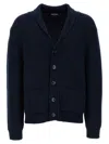 Tom Ford Silk Cardigan With Front Pockets And Shawl Collar