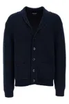 Tom Ford Silk Cardigan With Front Pockets And Shawl Collar