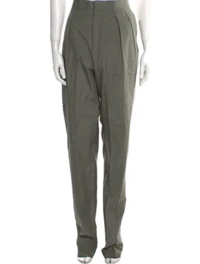 Pre-owned Tom Ford Silk Cargo Pants W/ Tags In Green