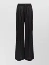 Tom Ford Stretch Silk Satin Flare Leg Cargo Pajama Pants