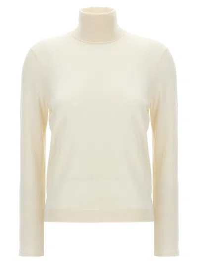 Tom Ford Silk Cashmere Turtleneck Sweater In White