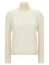 Tom Ford Silk Cashmere Turtleneck Sweater In Neutral