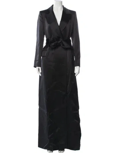 Pre-owned Tom Ford Silk Coat In Black