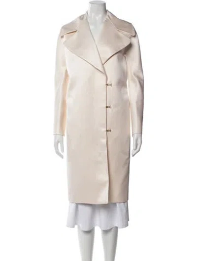 Pre-owned Tom Ford Silk Coat In Neutrals