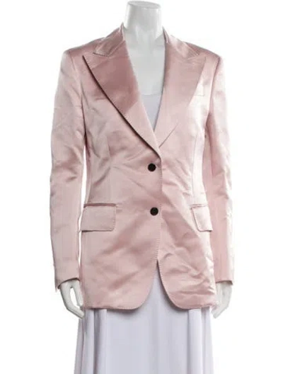 Pre-owned Tom Ford Silk Coat In Pink