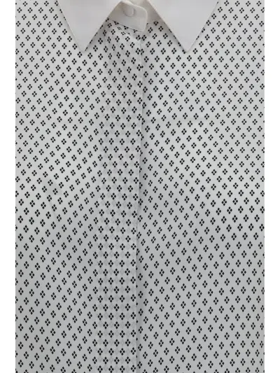 Tom Ford Silk Diamond Print Shirt In Multi