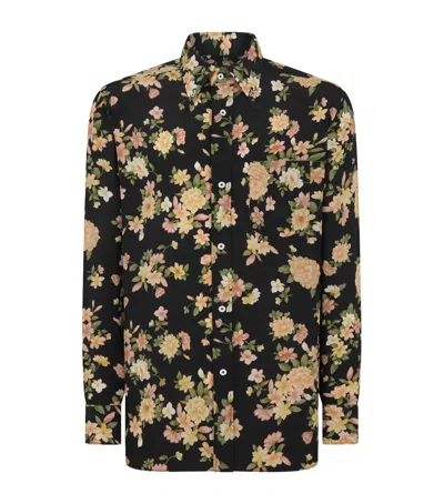 TOM FORD SILK FLORAL HENDRIX SHIRT