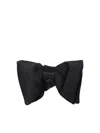 Tom Ford Silk Grosgrain Black Bow Tie In Black