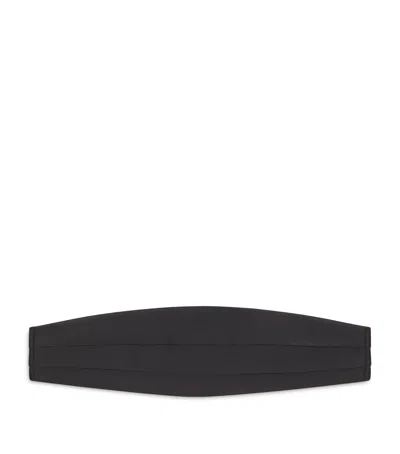 Tom Ford Silk Grosgrain Cummerbund In Black