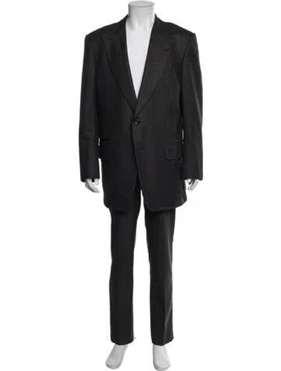 Pre-owned Tom Ford Silk Houndstooth Print Blazer In Multi
