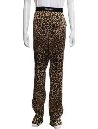 Pre-owned Tom Ford Silk Joggers In Neutral
