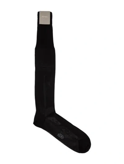 Pre-owned Tom Ford Silk Knee Socks In Black
