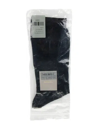 Pre-owned Tom Ford Silk Knee Socks In Black