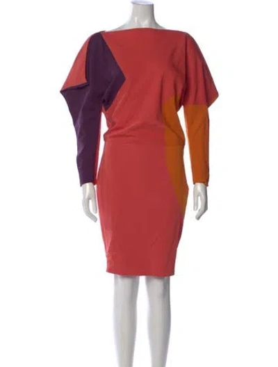 Pre-owned Tom Ford Silk Knee-length Dress W/ Tags In Pink