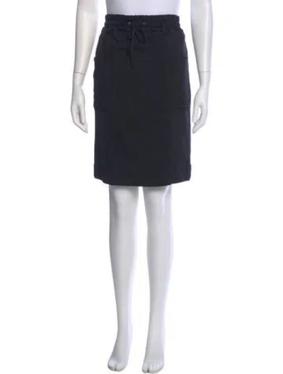 Pre-owned Tom Ford Silk Knee-length Skirt In Black