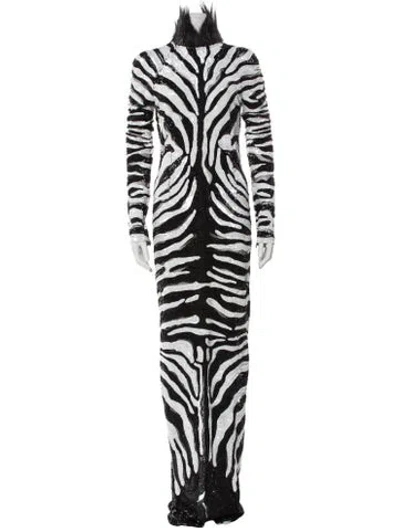 Pre-owned Tom Ford Silk Long Dress In Black